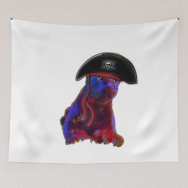 Item preview, Pam the Panther Wearing a pirate Hat – animalzinhats designed and sold by Ashley’sAnimalz.