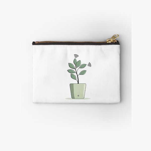 Item preview,  WiFi Plant – Cartoon Potted Plant with Signal Leaf Design designed and sold by Alphakenon.