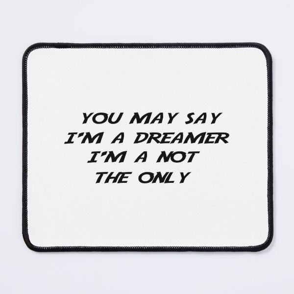 Item preview, Imagine All The People Inspirational Quote Design designed and sold by Di-Stefano-Art.