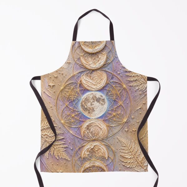 Item preview, Celestial Moon Phase Sacred Geometry, Mystical Botanical Witchy Design designed and sold by Lunar Arcana Studio.