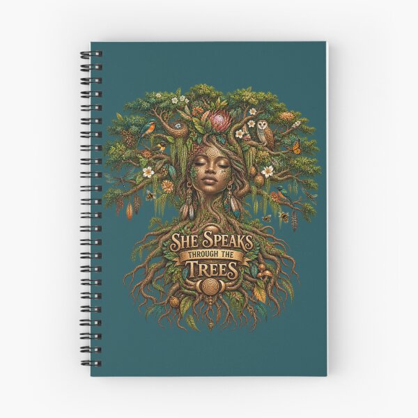 Item preview, She Speaks Through the Trees | Sacred Tree Spirit | Mother Nature Art designed and sold by 'VARI'.