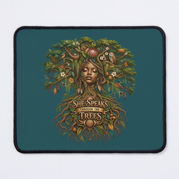 Item preview, She Speaks Through the Trees | Sacred Tree Spirit | Mother Nature Art designed and sold by 'VARI'.