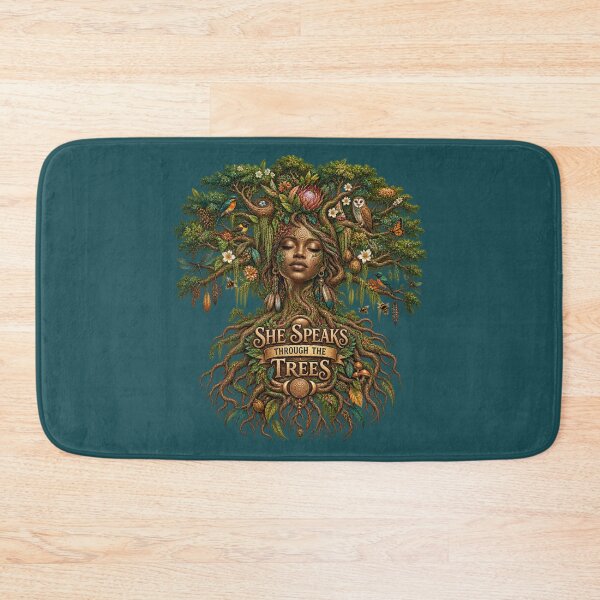 Item preview, She Speaks Through the Trees | Sacred Tree Spirit | Mother Nature Art designed and sold by 'VARI'.
