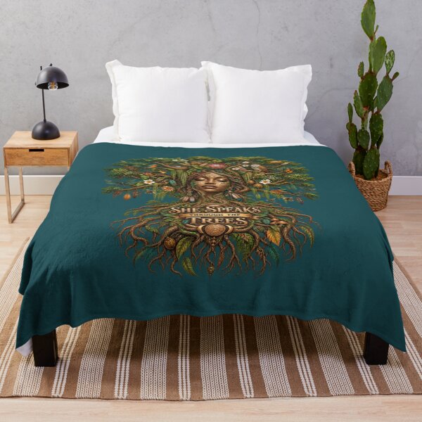 Item preview, She Speaks Through the Trees | Sacred Tree Spirit | Mother Nature Art designed and sold by 'VARI'.
