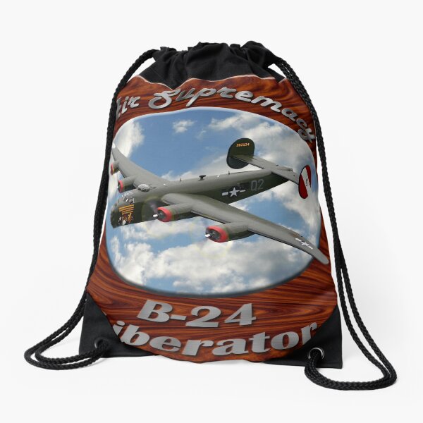 B-24 Liberator Air Supremacy Drawstring Bag