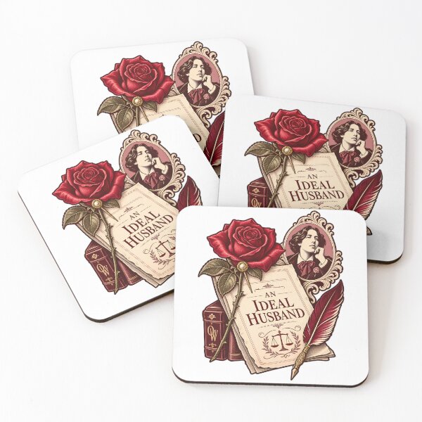 Item preview, Oscar Wilde An Ideal Husband Rose and Scales designed and sold by Fenay Designs.