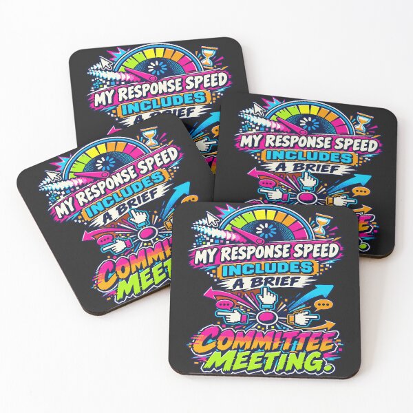 Item preview, My Response Speed Includes a Brief Committee Meeting – Funny Overthinking Humor designed and sold by Pepeartshop.