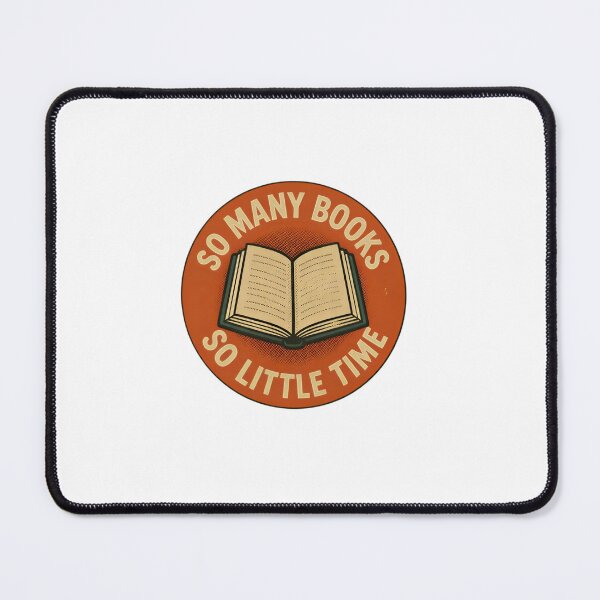 Item preview, So Many Books So Little Time | Vintage Bookworm Badge Art designed and sold by aysenism.