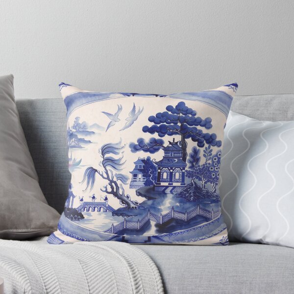 Item preview, Blue Willow Pagoda Pattern designed and sold by Fani*.