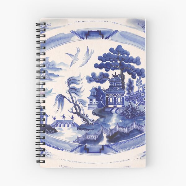 Item preview, Blue Willow Pagoda Pattern designed and sold by Fani*.