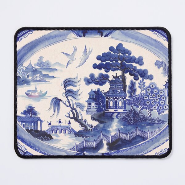 Item preview, Blue Willow Pagoda Pattern designed and sold by Fani*.