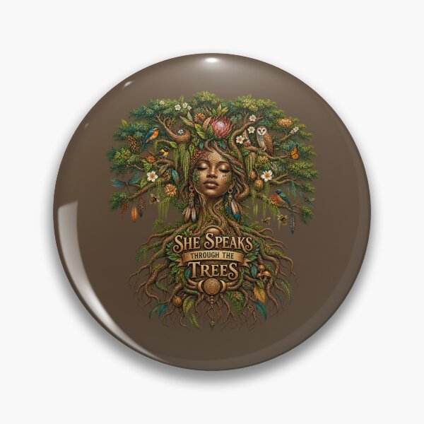 Item preview, She Speaks Through the Trees | Sacred Tree Spirit | Mother Nature Art designed and sold by 'VARI'.
