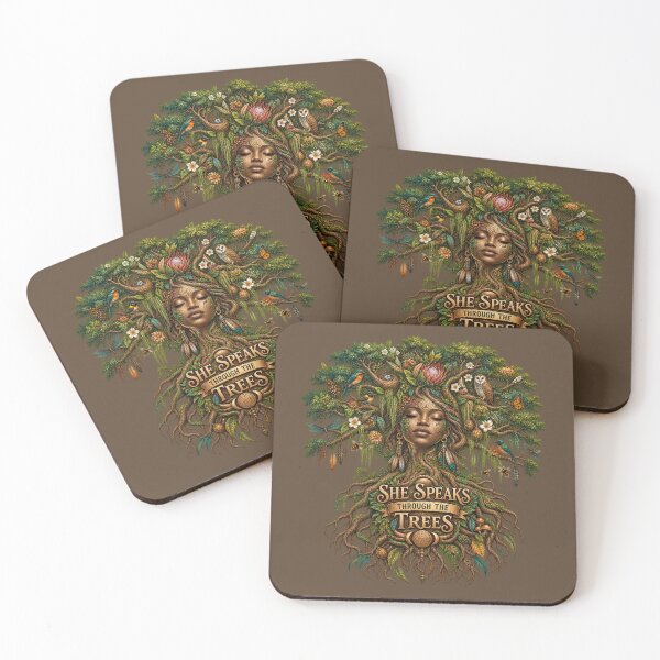Item preview, She Speaks Through the Trees | Sacred Tree Spirit | Mother Nature Art designed and sold by 'VARI'.