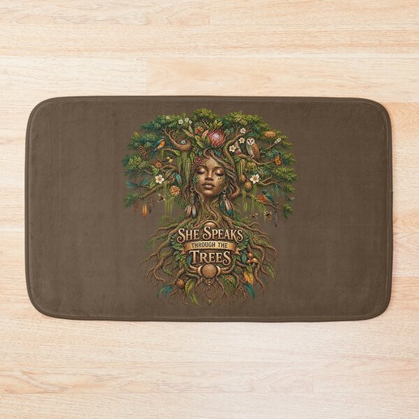 Item preview, She Speaks Through the Trees | Sacred Tree Spirit | Mother Nature Art designed and sold by 'VARI'.