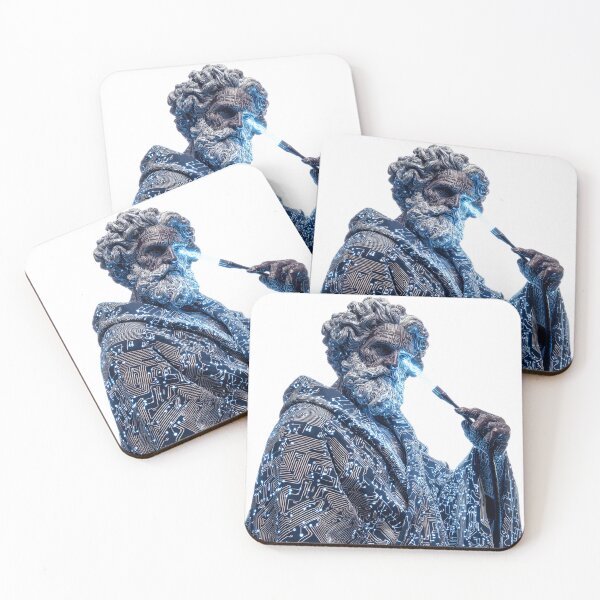 Item preview, Cyberpunk Zeus – God of Thunder and Data designed and sold by Alphakenon.