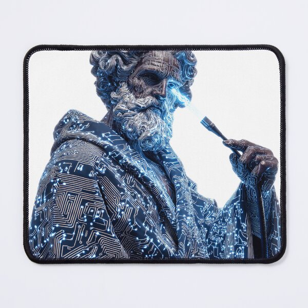 Item preview, Cyberpunk Zeus – God of Thunder and Data designed and sold by Alphakenon.