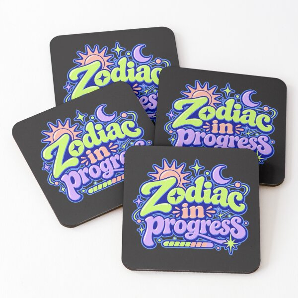 Item preview, Zodiac in Progress – Funny Astrology Loading Typography designed and sold by MetaModel Editions.