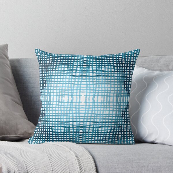 Item preview, Indigo Blue Grid designed and sold by Liz Plummer.