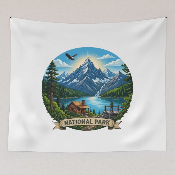 Item preview, National park-inspired landscape designed and sold by DVerse Studio.