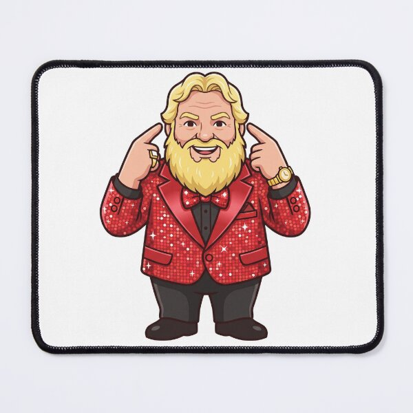 Item preview, Bobby The Brain Heenan Manager Garden Gnome designed and sold by Bad-Decisions-Designs.