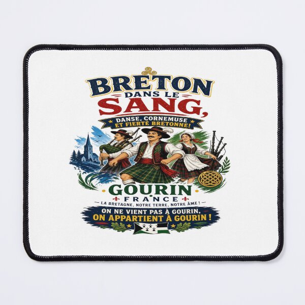 Item preview, Breton Dans Le Sang: Gourin France - Celtic Pride & Bagpipe Festival T-Shirt designed and sold by Sushikidsntoddlers.