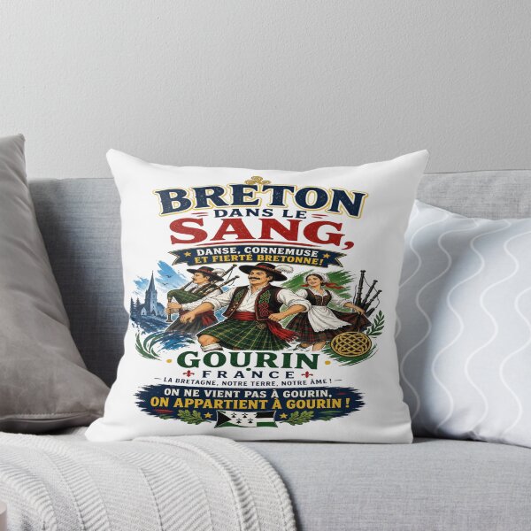 Item preview, Breton Dans Le Sang: Gourin France - Celtic Pride & Bagpipe Festival T-Shirt designed and sold by Sushikidsntoddlers.