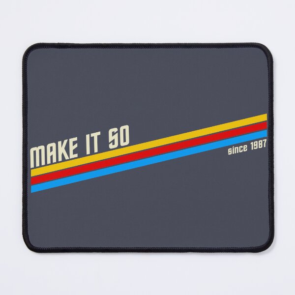 Item preview, MAKE IT SO – Retro Sci‑Fi (Since 1987) designed and sold by VoglR.