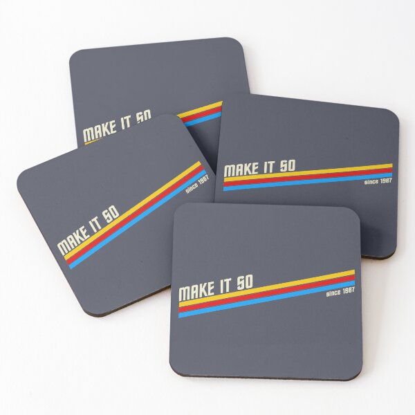Item preview, MAKE IT SO – Retro Sci‑Fi (Since 1987) designed and sold by VoglR.