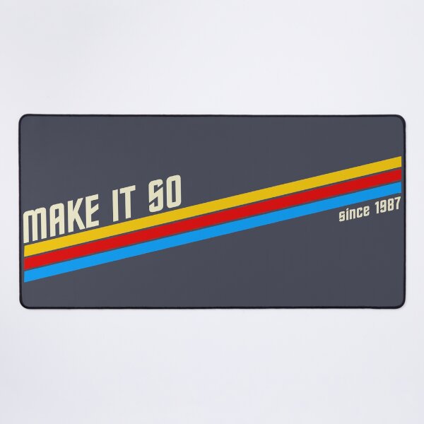 Item preview, MAKE IT SO – Retro Sci‑Fi (Since 1987) designed and sold by VoglR.
