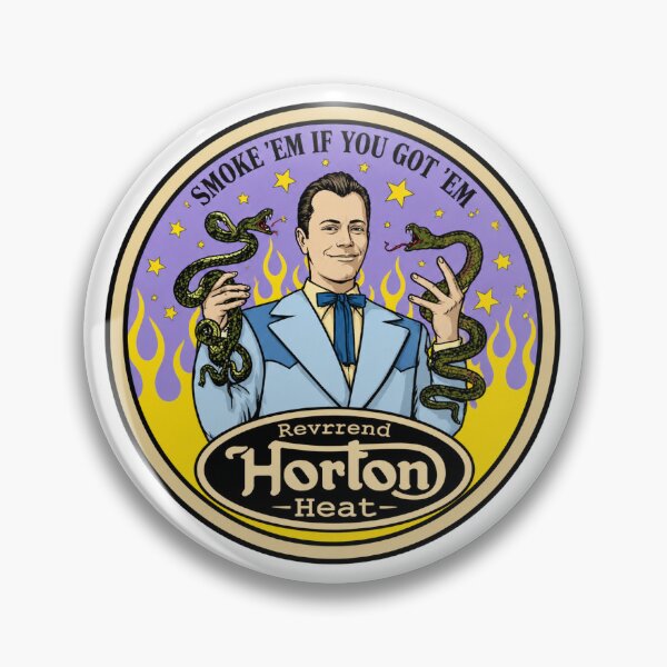Item preview, Reverend Horton Heat Inspired Smoke Em If You Got Em Colorful Design designed and sold by JessElle05.