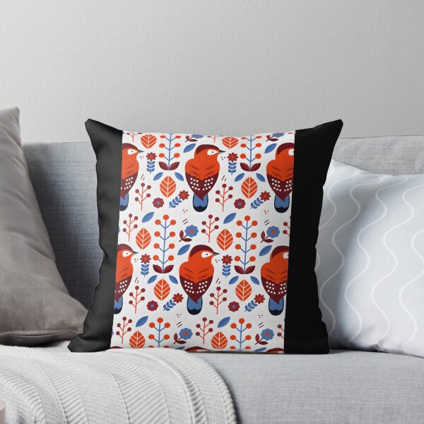 Item preview, Scandinavian Folk Pattern Traditional Nordic Design Art designed and sold by asilv bray.