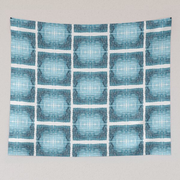 Item preview, Indigo Blue Grid designed and sold by Liz Plummer.