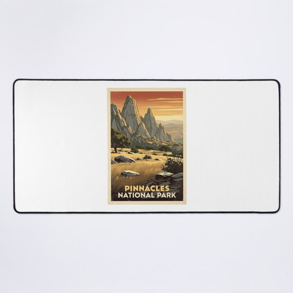 Item preview, Pinnacles National Park Vintage Travel Art designed and sold by Teelogic.