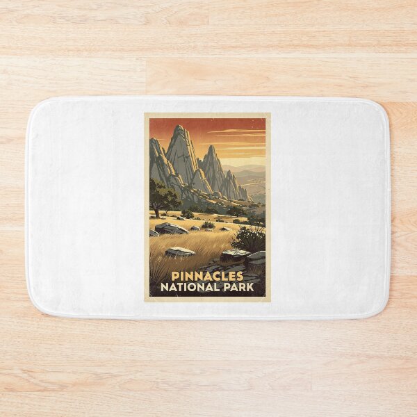 Item preview, Pinnacles National Park Vintage Travel Art designed and sold by Teelogic.
