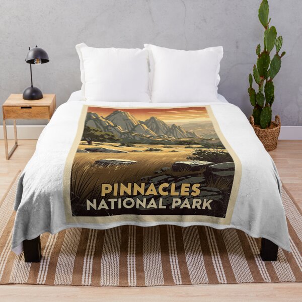 Item preview, Pinnacles National Park Vintage Travel Art designed and sold by Teelogic.