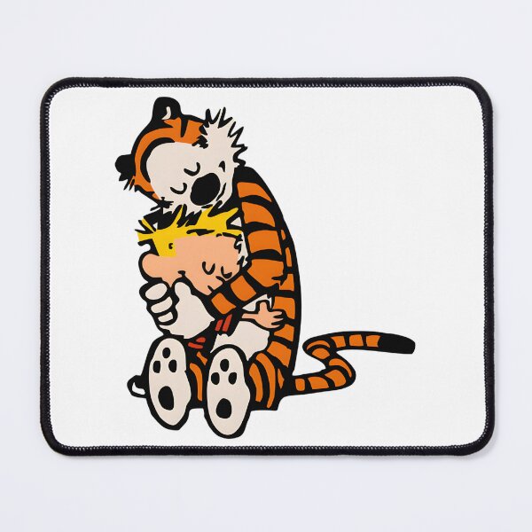Item preview, Calvin and Hobbes Inspired Heartwarming Hug Illustration designed and sold by Madhuri Subbarao.