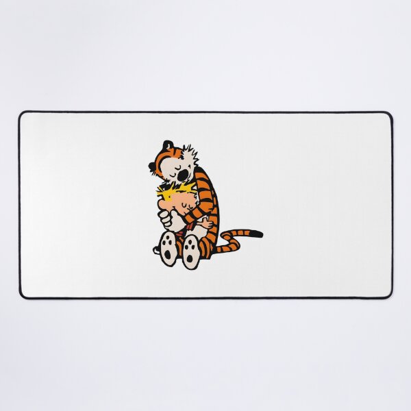 Item preview, Calvin and Hobbes Inspired Heartwarming Hug Illustration designed and sold by Madhuri Subbarao.