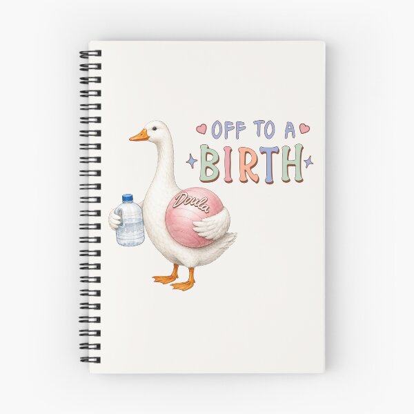 Item preview, Off to a Birth - Funny Goose Doula Art designed and sold by littleblued.
