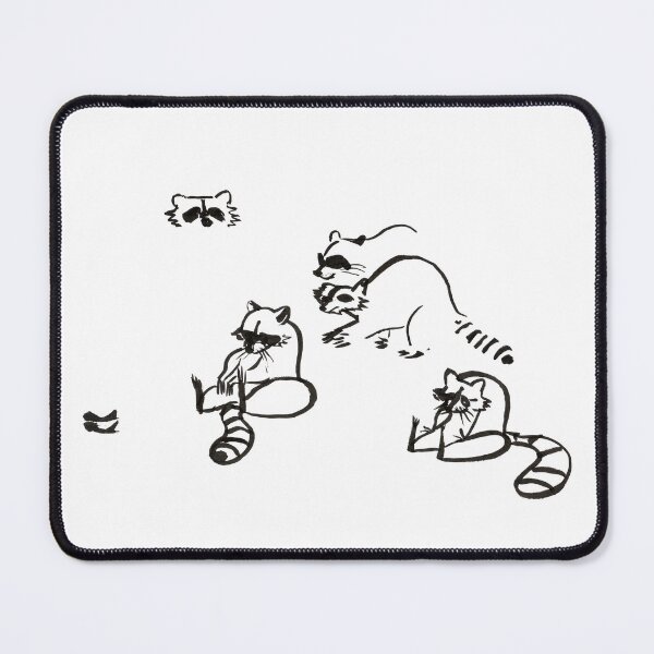 Item preview, Sitting Raccoons designed and sold by zatiak.
