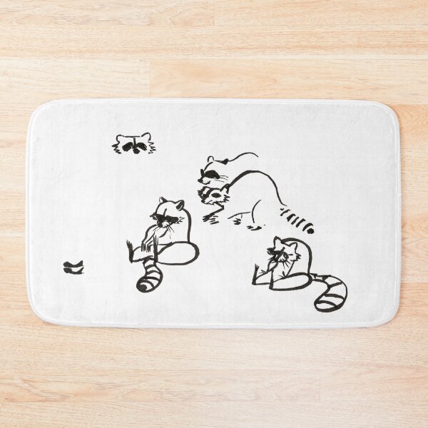 Item preview, Sitting Raccoons designed and sold by zatiak.