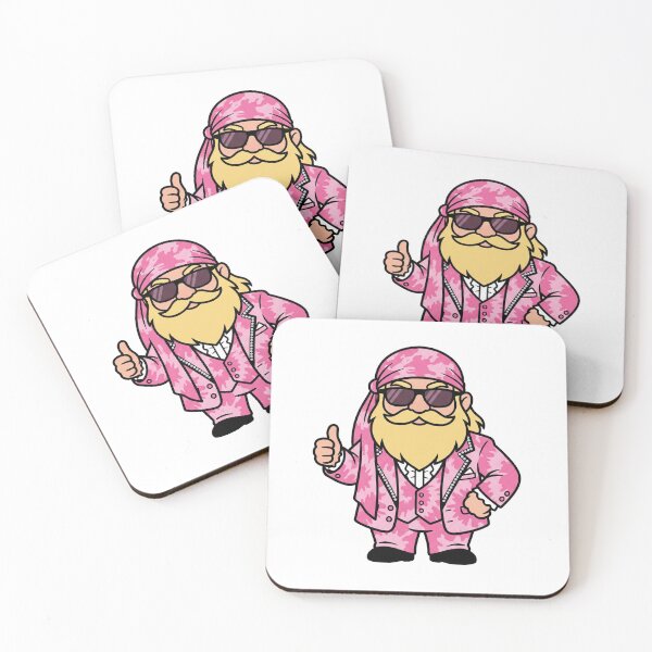 Item preview, Jesse The Body Ventura Pink Tuxedo Garden Gnome designed and sold by Bad-Decisions-Designs.