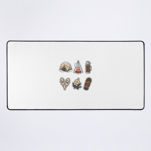 Item preview, Snowy Winter Camping Sticker Pack - Forest Outdoor Favorites designed and sold by SimpleP.