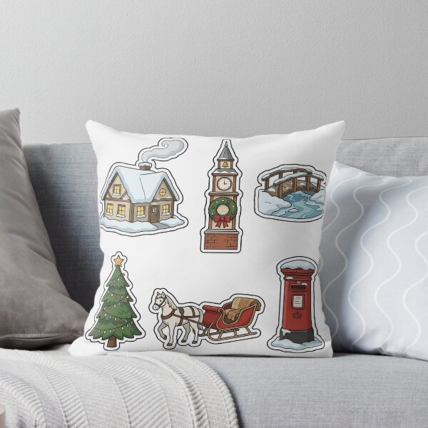 Item preview, Cozy Christmas Village Sticker Pack - Snowy Town Favorites Edition designed and sold by SimpleP.