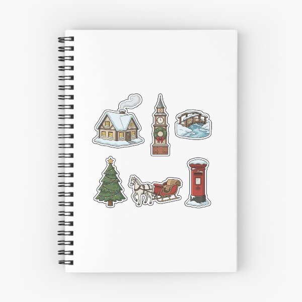 Item preview, Cozy Christmas Village Sticker Pack - Snowy Town Favorites Edition designed and sold by SimpleP.