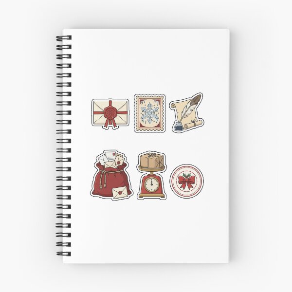 Item preview, Santa North Pole Mailroom Sticker Pack - Festive Letter & Stamp Set designed and sold by SimpleP.