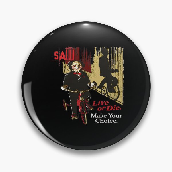 Item preview, Saw Billy Puppet Bike Live or Die Make Choice designed and sold by Ekonolotie.