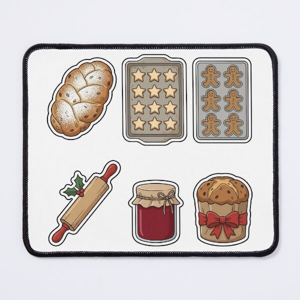 Item preview, Festive Holiday Bakery & Bread Sticker Pack - Winter Pastry Assortment designed and sold by SimpleP.