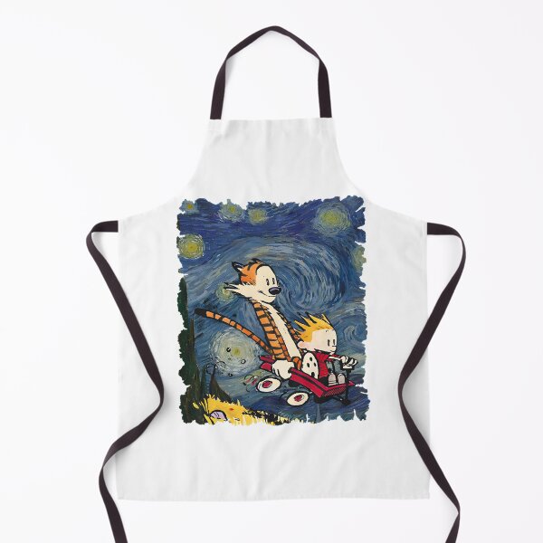 Item preview, Calvin and Hobbes Inspired Starry Night Art Illustration designed and sold by Madhuri Subbarao.
