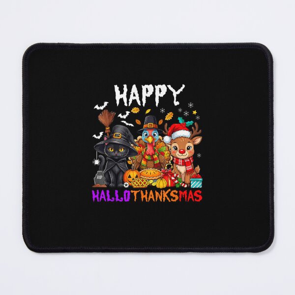 Item preview, Happy Halloween Thanksgiving Christmas HalloThanksMas designed and sold by MatherFisher.