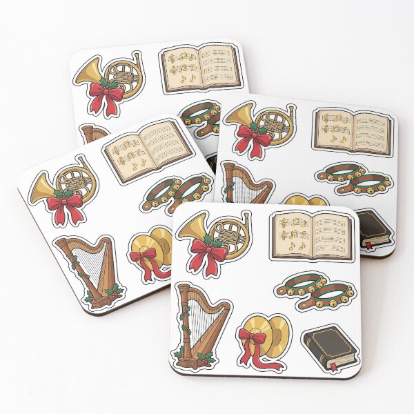 Item preview, Christmas Music & Caroling Sticker Pack - Holiday Melody Set designed and sold by SimpleP.
